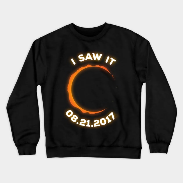 Great American Total Solar Eclipse 2017 Crewneck Sweatshirt by RJCatch